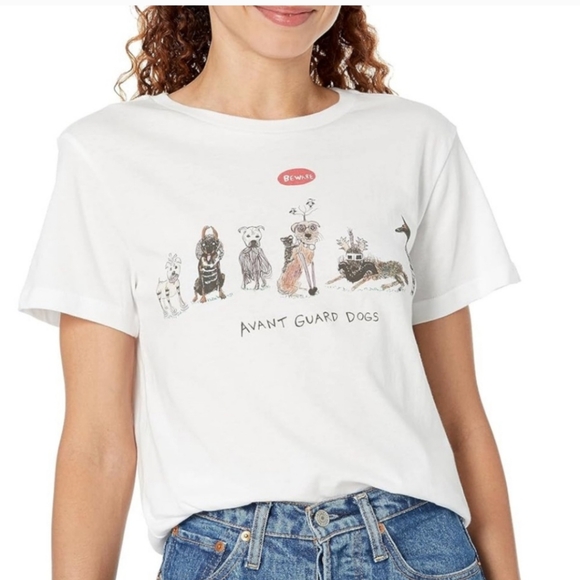 White Cat Sketch T-Shirt Clothing & Accessories - Picture 1 of 2